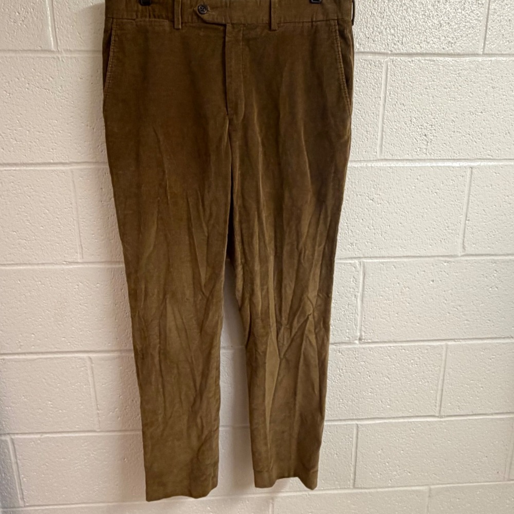 Todd Snyder Mens Sutton Fit Corduroy Pants 33x32 Brown Cotton Preppy Academia